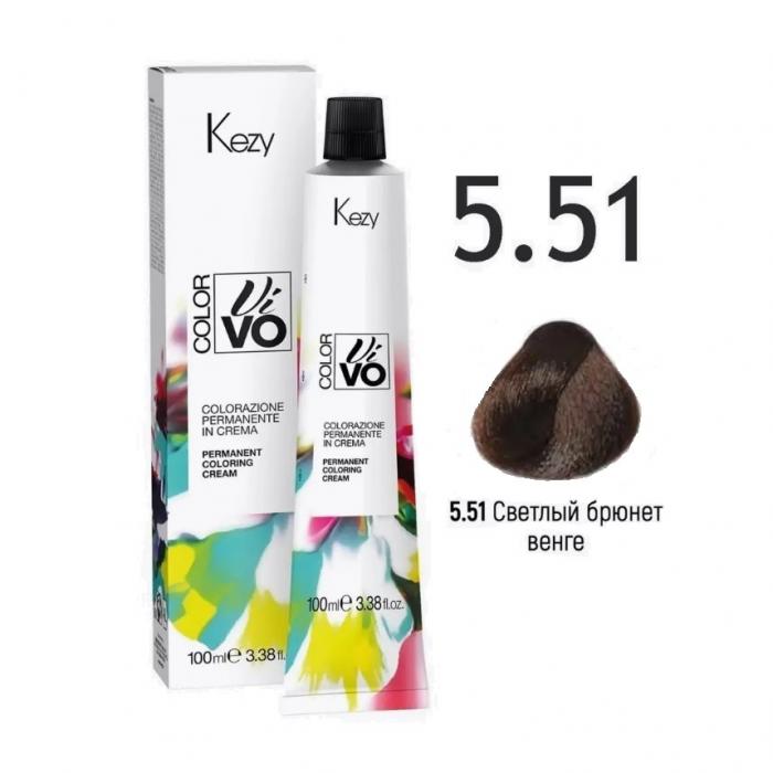 COLOR VIVO Перманентная крем-краска 100 мл № 5.51 Светлый брюнет венге