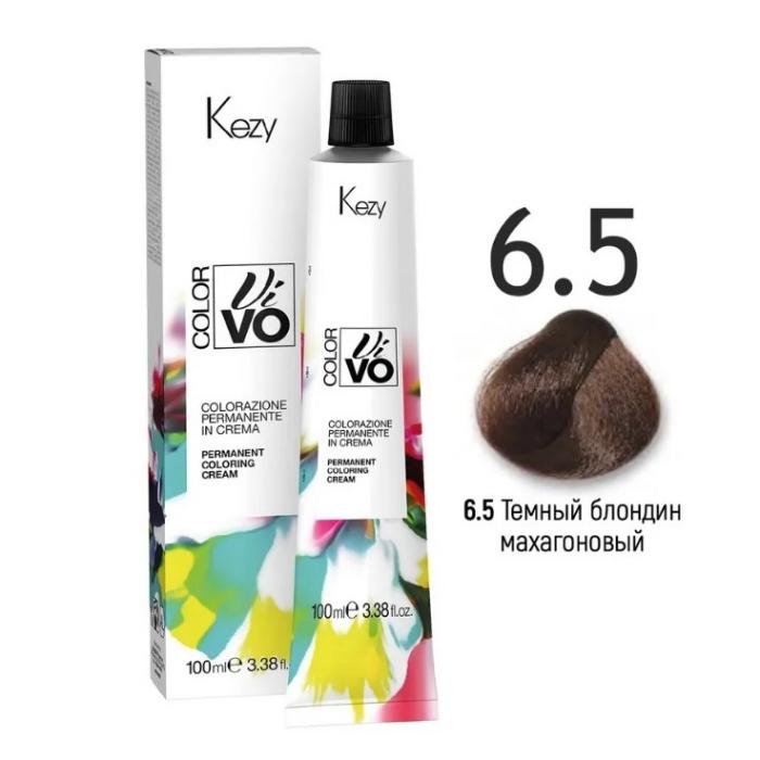 COLOR VIVO Перманентная крем-краска 100 мл № 6.5 Темный блондин махагоновый