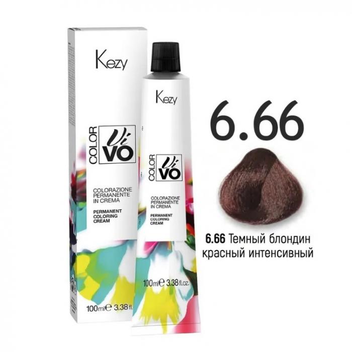 COLOR VIVO Перманентная крем-краска 100 мл № 6.66 Темный блондин красный интенсивный