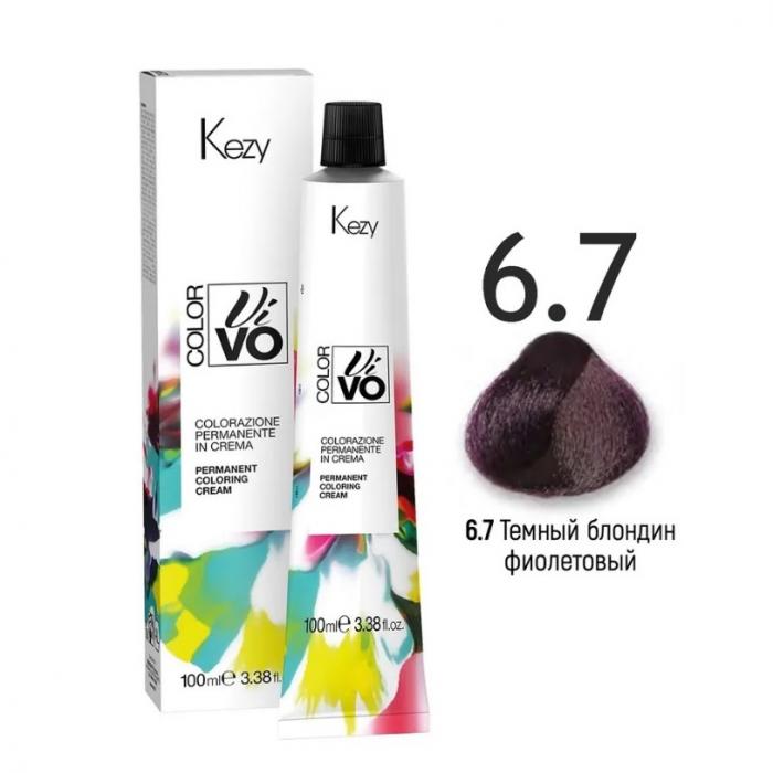 COLOR VIVO Перманентная крем-краска 100 мл № 6.7 Темный блондин фиолетовый
