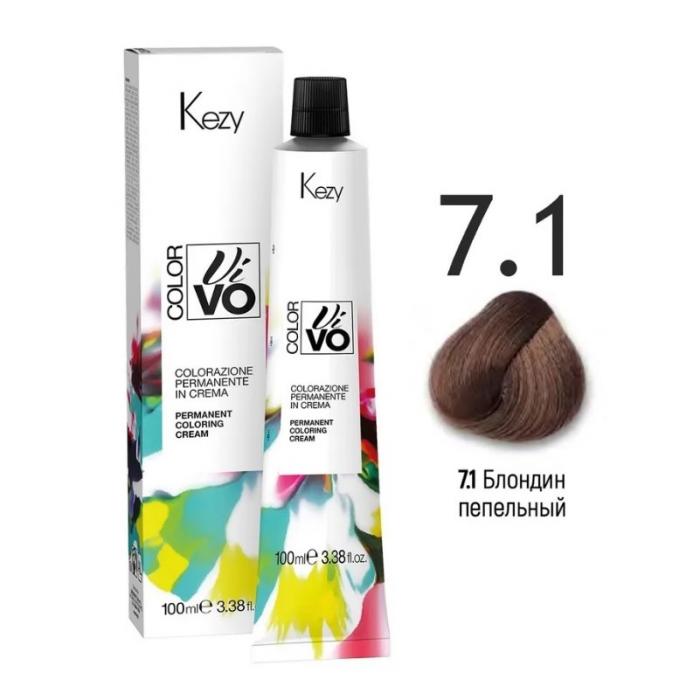 COLOR VIVO Перманентная крем-краска 100 мл № 7.01 Блондин натуральный пепельный