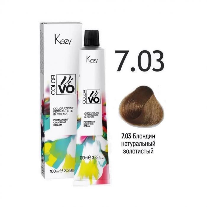 COLOR VIVO Перманентная крем-краска 100 мл № 7.03 Блондин натуральный золотистый