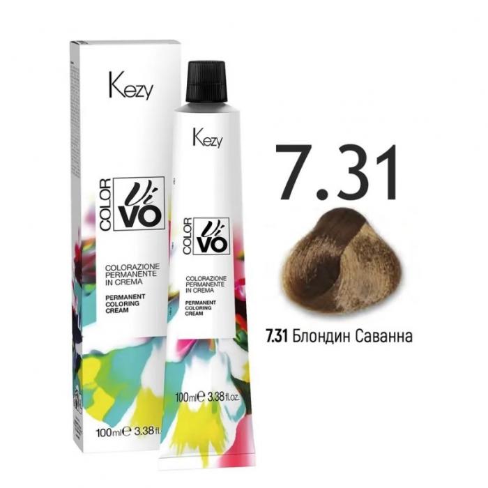 COLOR VIVO Перманентная крем-краска 100 мл № 7.31 Блондин Саванна