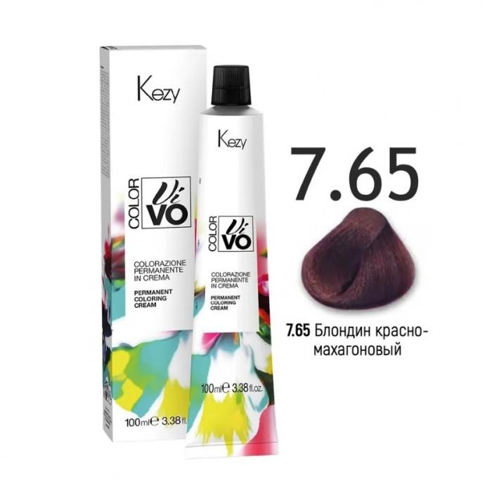 COLOR VIVO Перманентная крем-краска 100 мл № 7.65 Блондин красно-махагоновый