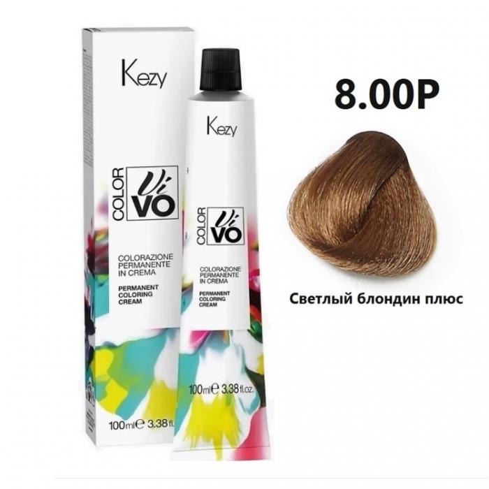 COLOR VIVO Перманентная крем-краска 100 мл № 8.00P Светлый блондин плюс