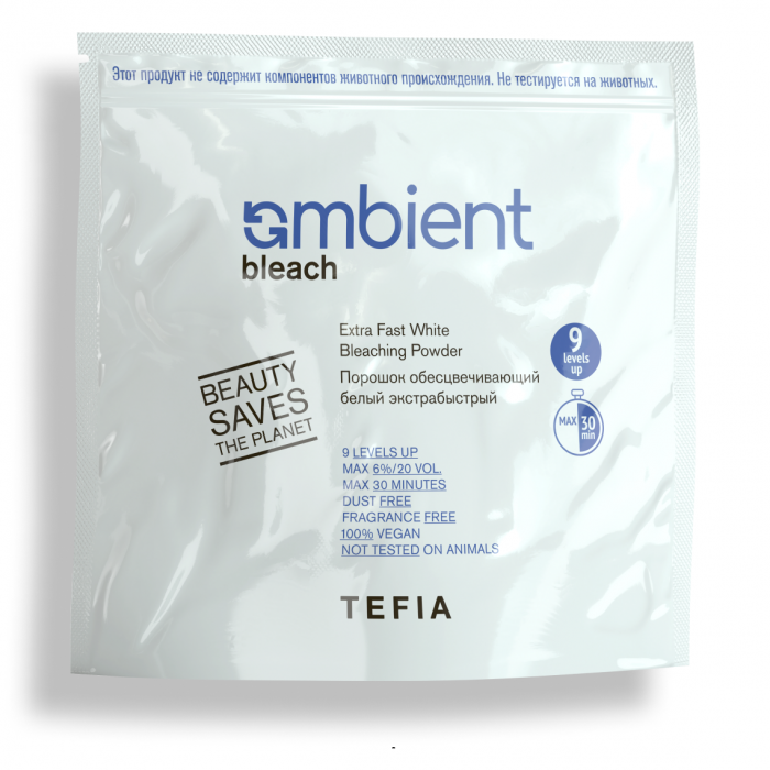 AMBIENT BLEACH Порошок обесцвечивающий белый экстрабыстрый 500 г