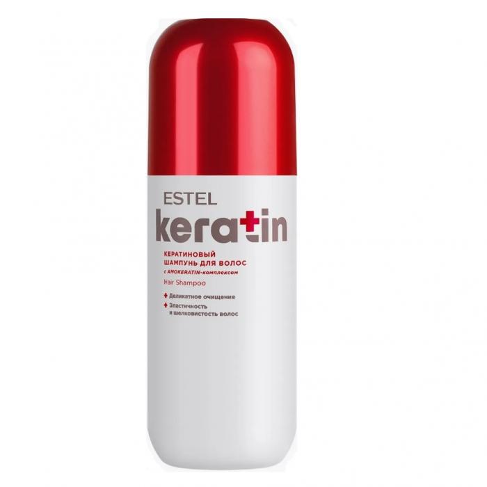 KERATIN Кератиновая шампунь для волос 400 мл