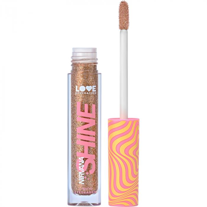 SHINE LIQUID EYESHADOW NIRVANA Тени для век сияющие жидкие  № 01