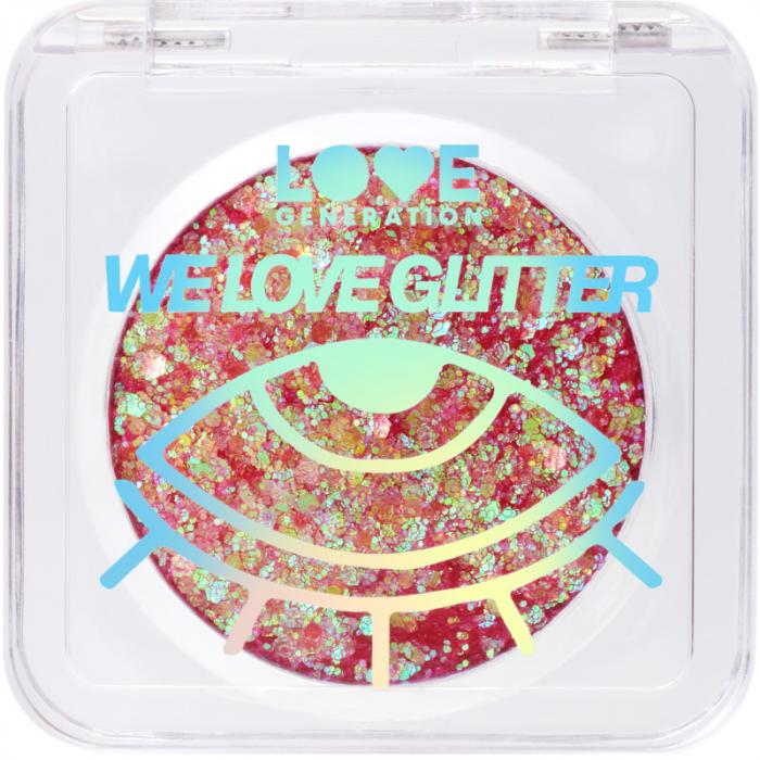 FACE GLITTER WE LOVE GLITTER Глиттер для лица  № 01