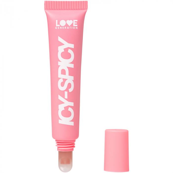 PLUMP LIP GLOSS ICY-SPICY Блеск-плампер для губ № 06 бежевый с блестками