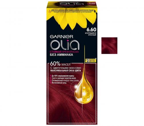 ОLIA Крем-краска для волос № 6.60