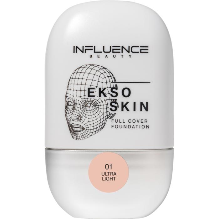 EKSO SKIN Тональная основа с высокой степенью покрытия № 01 Ultra Light ультрасветлый