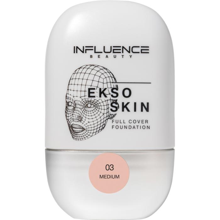 EKSO SKIN Тональная основа с высокой степенью покрытия № 03 Medium Light светло-бежевый
