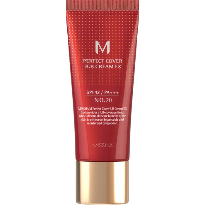 М Perfect Cover BB Cream EX Тональный BB крем Идеальное покрытие SPF42 PA № 20, 20мл