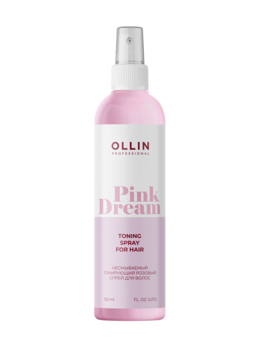 PINK DREAM Тонирующий розовый спрей волос 150 мл