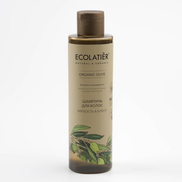 GREEN Шампунь для волос Мягкость & Блеск Серия ORGANIC OLIVE мл 250