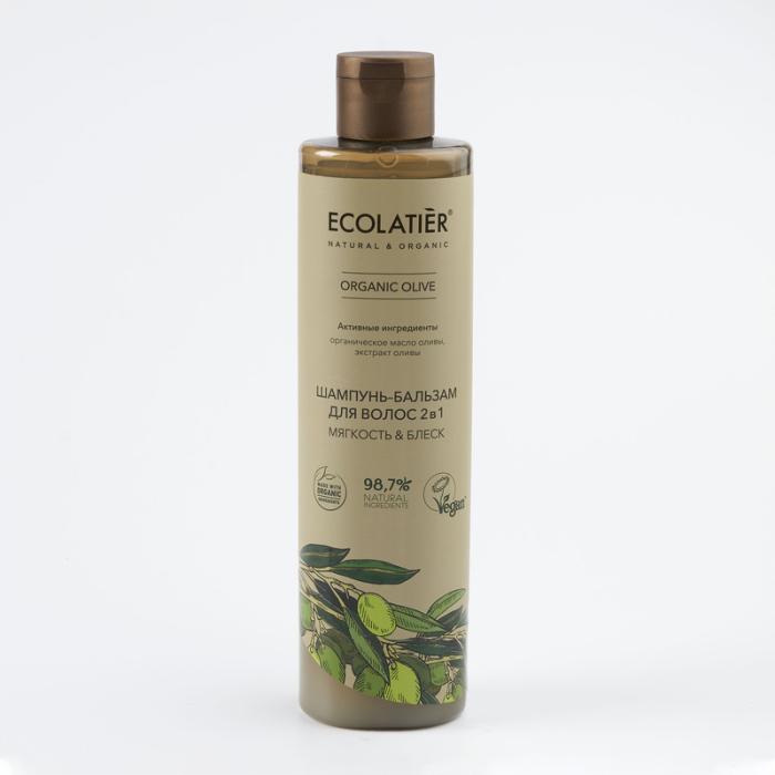GREEN Шампунь-бальзам для волос 2 в 1 Серия ORGANIC OLIVE мл 350