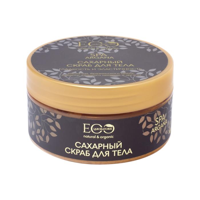 Скраб для тела сахарный Гладкость и эластичность ARGANA SPA г 200
