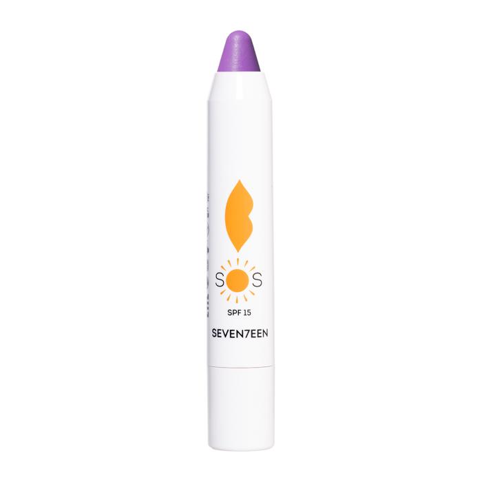 Бальзам для губ восстанавливающий увлажняющий SOS LIP REPAIR SPF 15+ Нежный ирис тон