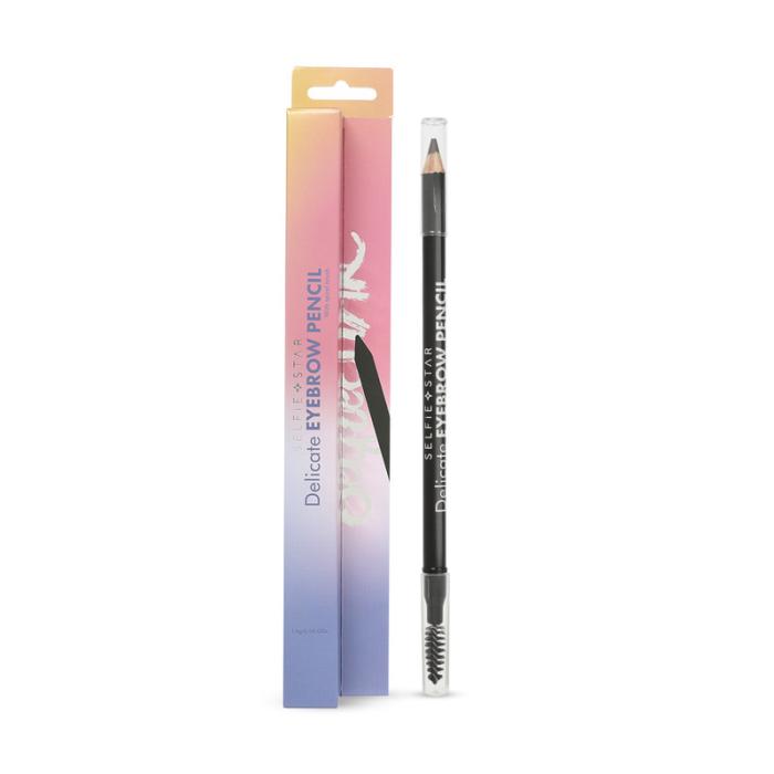 DELICATE EYEBROW PENCIL WITH SPIRAL BRUSH Карандаш для бровей с щеточкой № 03 серо-коричнев