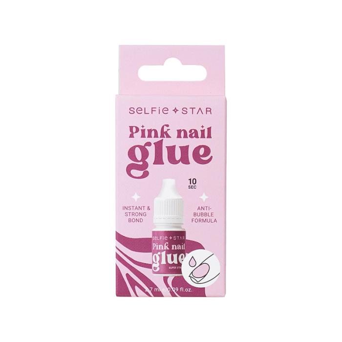 ULTIMATE BOND NAIL GLUE PINK Клей для ногтей супер стойкий № розовый