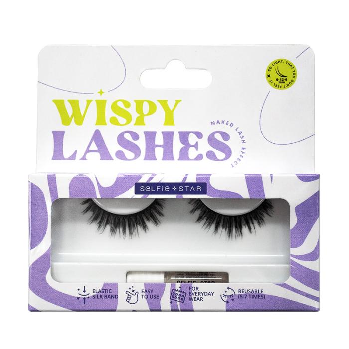 EYELASHES WISPY Накладные ресницы многоразовые, клей в комплекте № Prettiest SSD6