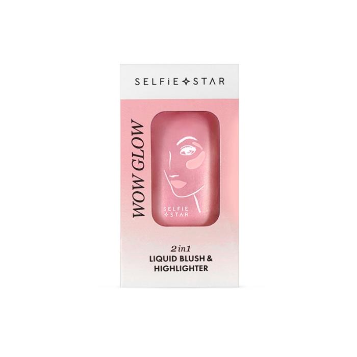 LIQUID BLUSH  HIGHLIGTER WOW GLOW Румяна и хайлайтер для лица и тела жидкие 2in1 № 01 Сияние