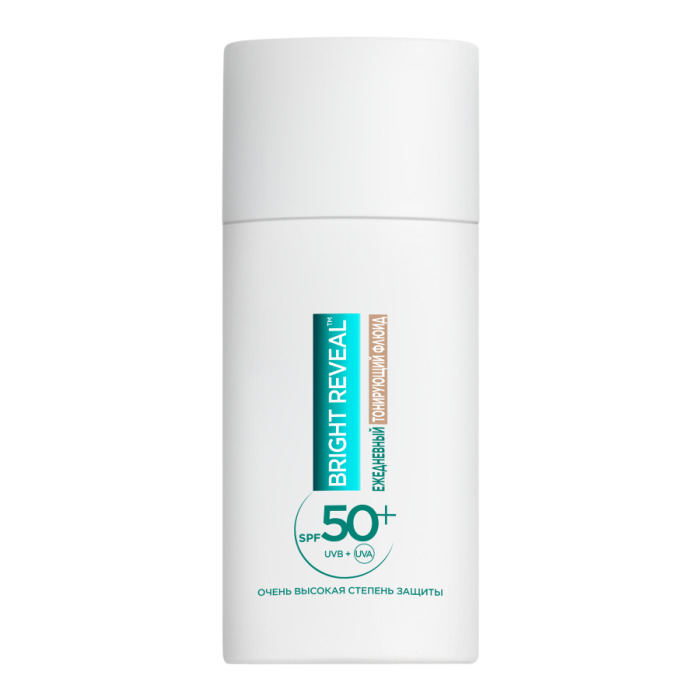 Brigt Reveal Флюид для лица тонирующий SPF50 светлый 50 мл