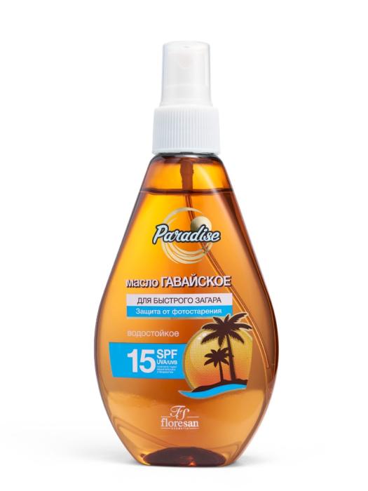 Масло для быстрого загара гавайское Paradise SPF15 160 мл
