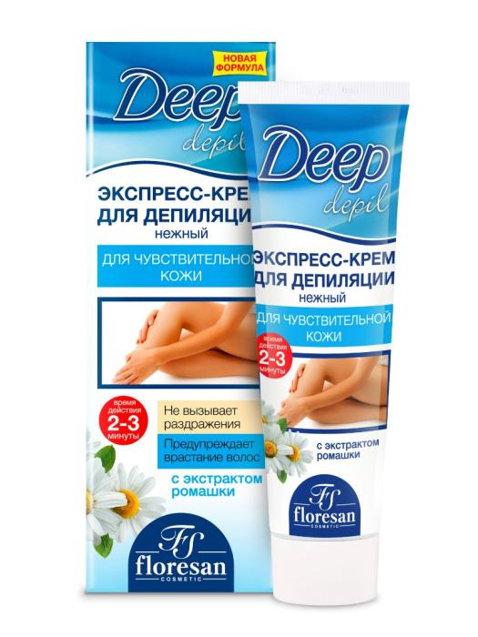 Экспресс-крем для депиляции нежный для чувствительной кожи 100 мл