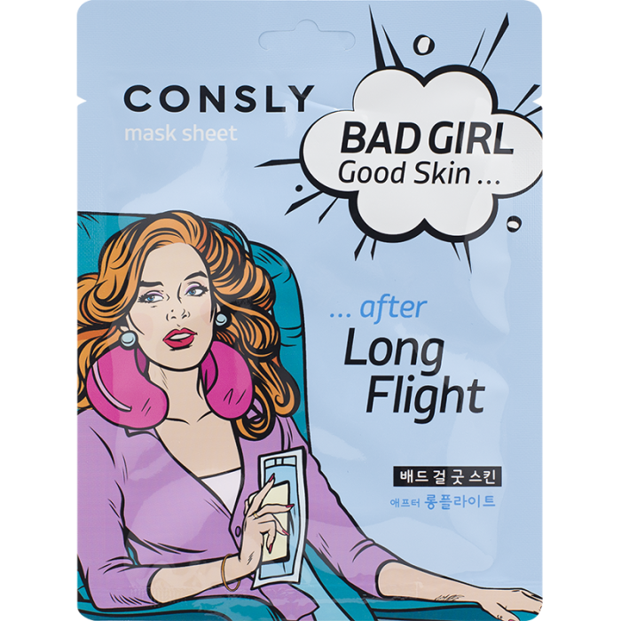 Тканевая маска для лица Bad Girl - Good Skin 23 после перелета мл