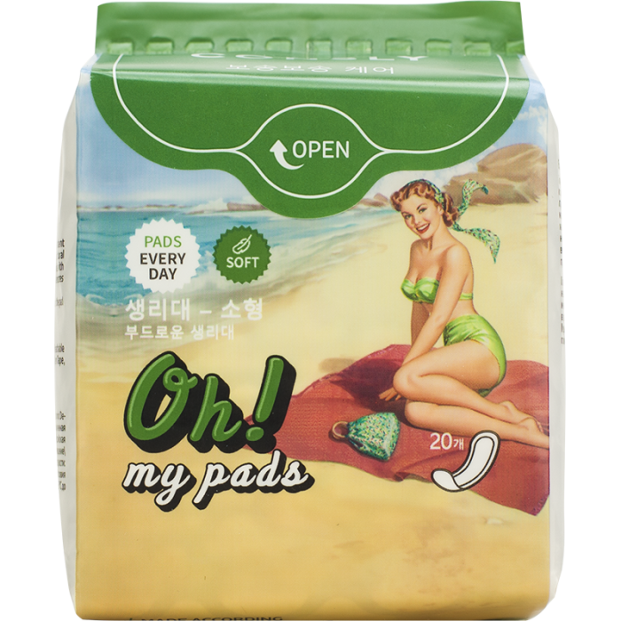 OH MY PADS Прокладки Ежедневные гигиенические 20 шт