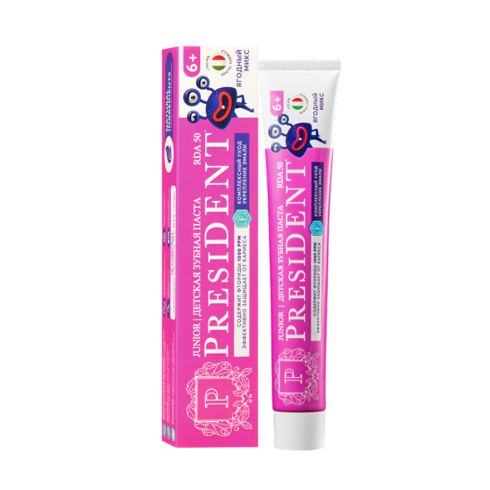 Kids Детская зубная паста 6+ Ягодный микс 50RDA 70 г