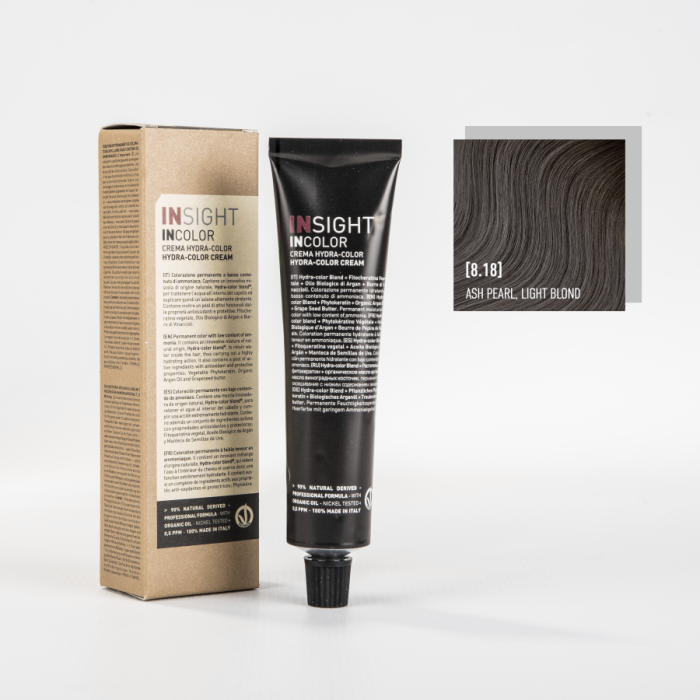 INCOLOR Крем-краска для волос № 8.18 пепельно-жемчужный светлый блондин 100 мл