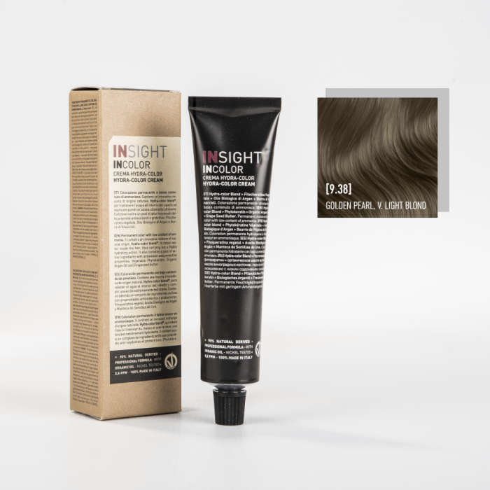 INCOLOR Крем-краска для волос № 9.38 золотисто-жемчужн. очень св.блонд 100 мл