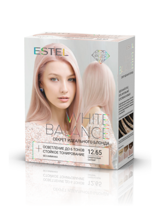 Секрет идеального блонда  WHITE BALANCE 12.65 Прекрасный сапфир оттенок
