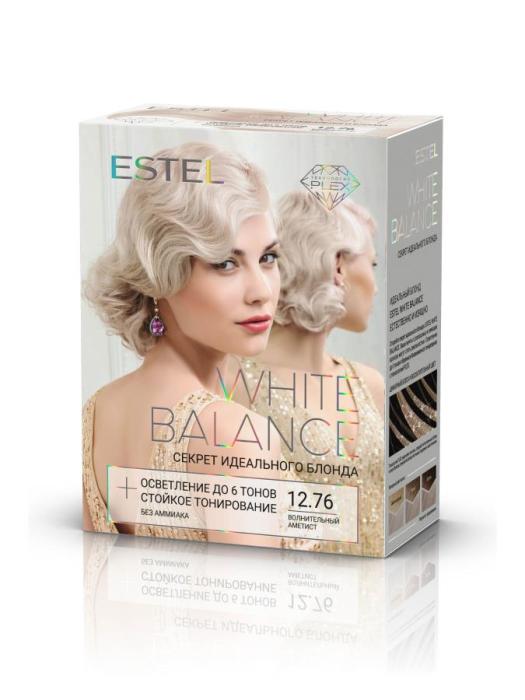 Секрет идеального блонда  WHITE BALANCE 12.76 Волнительный Аметист оттенок