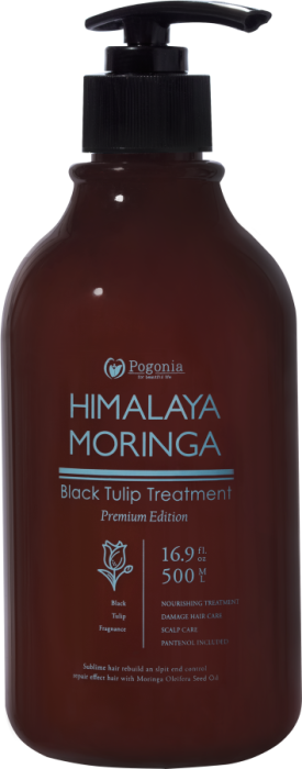 Himalaya Moringa Black Кондиционер для волос питательный с маслом моринги и интенсивного блеска волос Черный тюльпан 500 мл