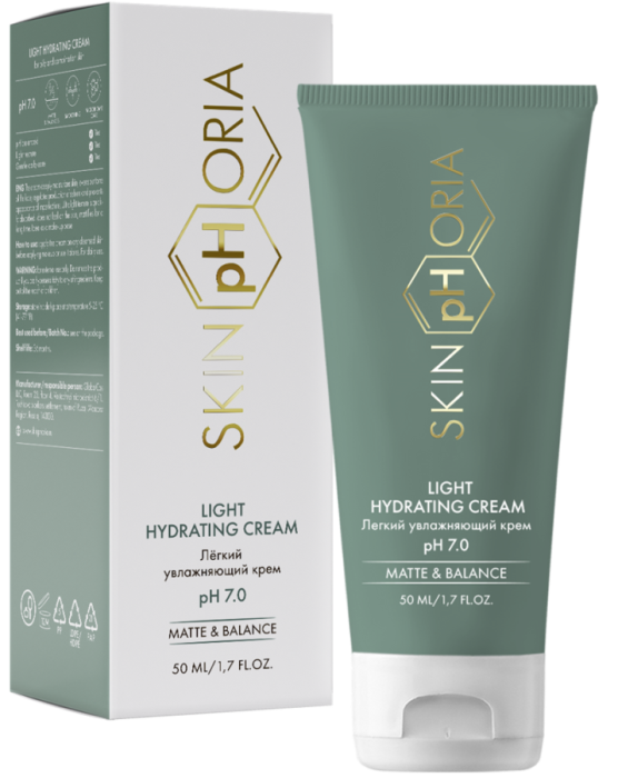 Крем для лица легкий, увлажняющий Light Hydrating Cream 50 мл