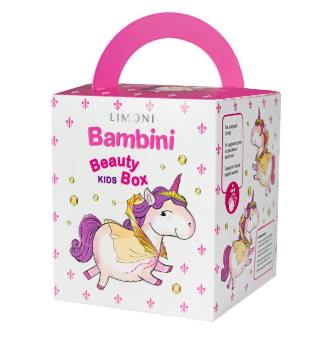 Набор Bambini Kids (Лаки для ногтей 10,11,12 + Кольцо + Сумочка красная)