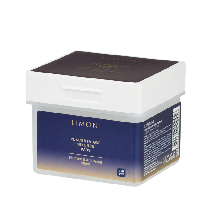Placenta Age Defence Pads Питательные тонер-пэды для лица с плацентой 120 шт