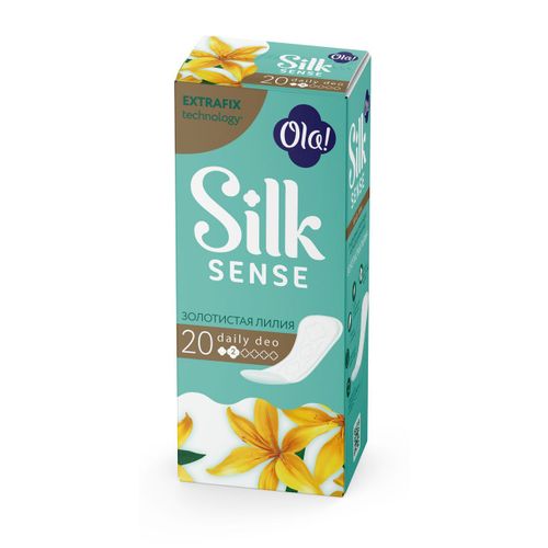 Прокладки ежедневные Silk Sense Daily Deo Золотистая лилия 20 шт