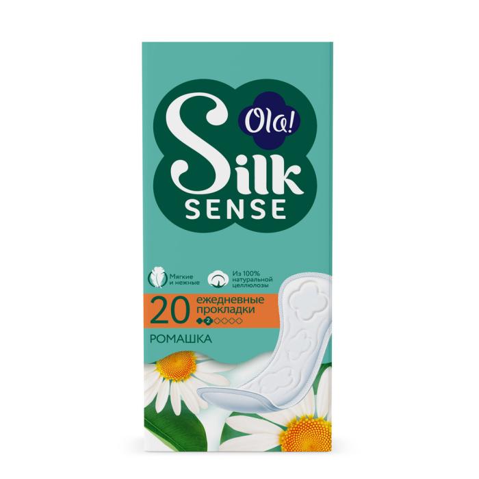 Прокладки ежедневные Silk Sense Daily Deo Ромашка 20 шт