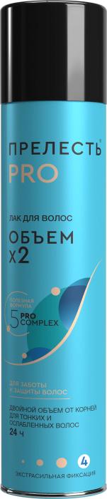 Лак для волос "Объем" сильной фиксации 225 мл