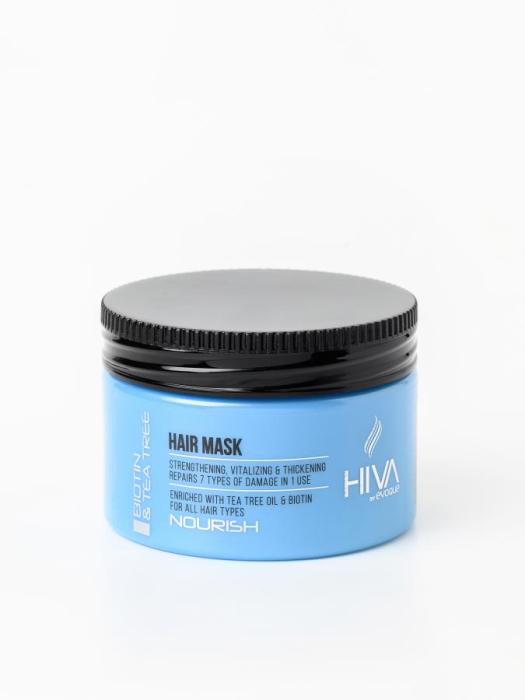 Hiva Biotin & Tea Tree Маска для волос Биотин и чайное дерево 250 мл