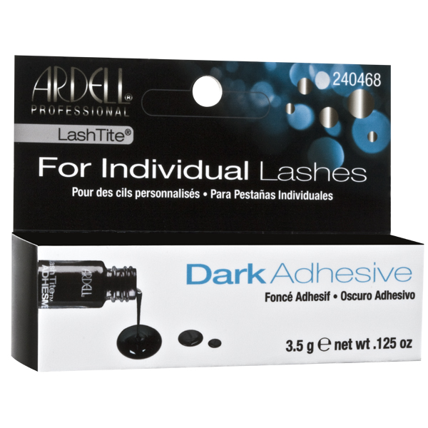 LASHTITE ADHESIVE Клей для пучков ресниц темный темный 3,5г