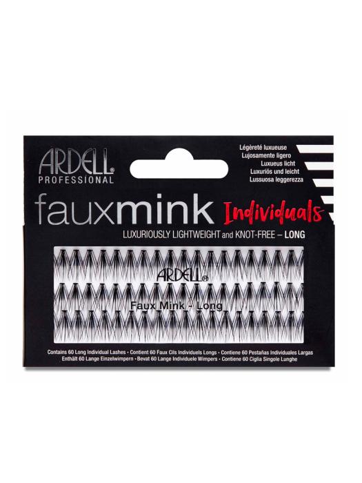 FAUX MINK Пучки ресниц норка длинные длинные