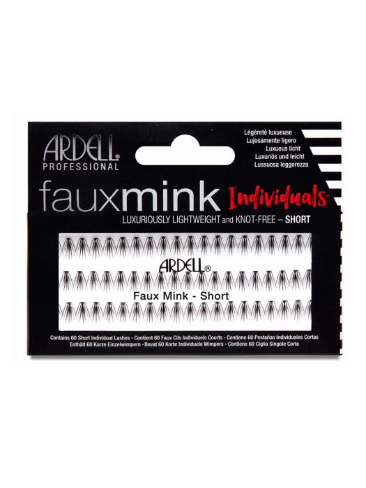 FAUX MINK Пучки ресниц норка короткие короткие