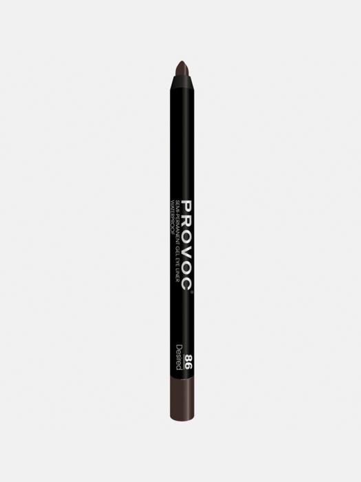 SEMI-PERMANENT GEL EYE LINER Гелевая подводка в карандаше для глаз № 86 темно-шоколадный