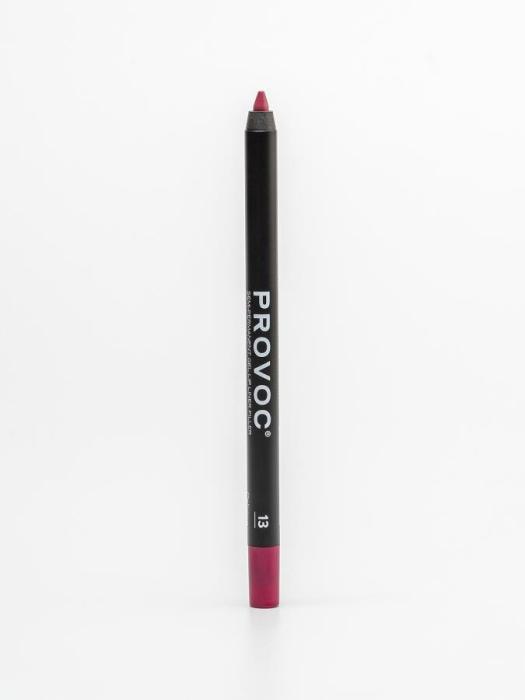 SEMI-PERMANENT GEL LIP LINER FILLER Гелевая подводка в карандаше для губ № 13 розово-малиновый